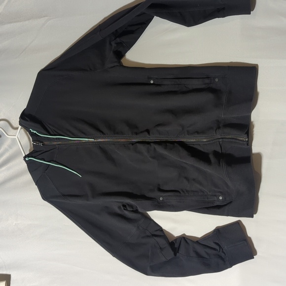 LULULEMON Men's Size Large Black Zip Up Hoodie - Picture 1 of 7